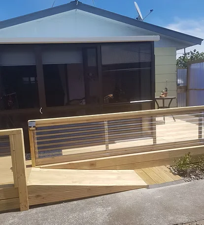 Completed deck - EziBuild Whanganui